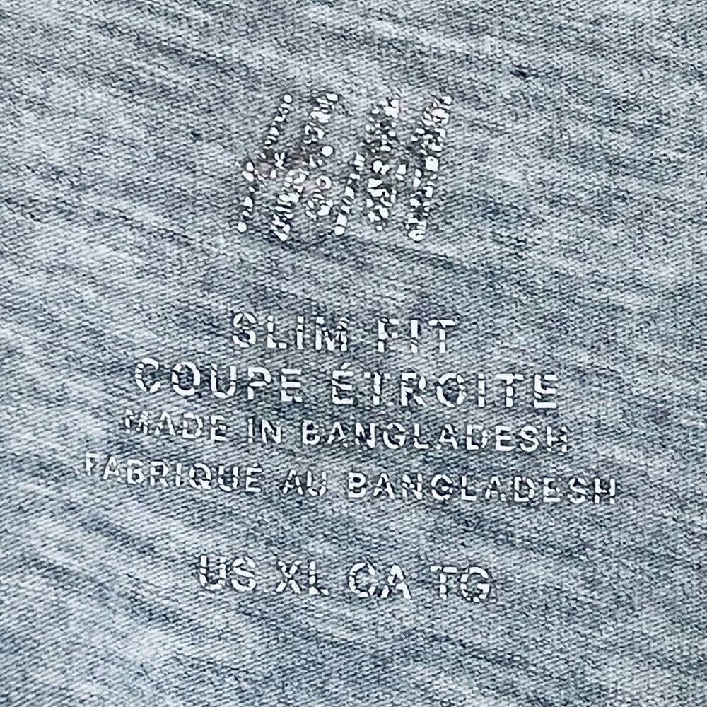 H&M Men's Grey Polo Shirt - Picture 6 of 6